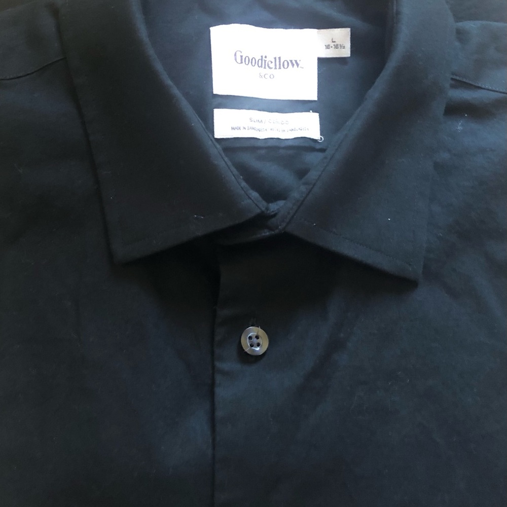 Goodiellow & CO Ling Sleeve Shirt Size L16 -161/2